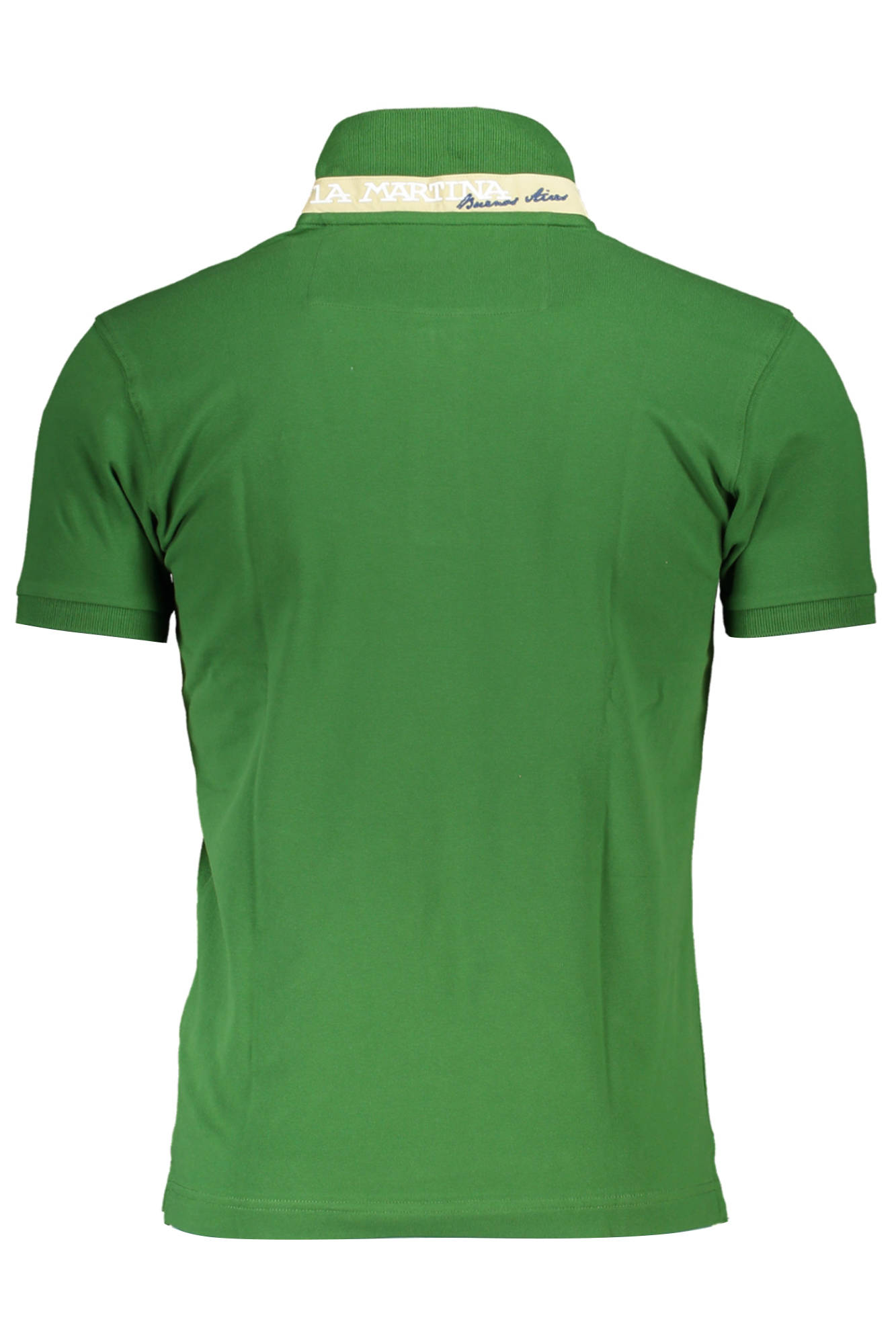 LA MARTINA MEN'S GREEN SHORT SLEEVE POLO SHIRT