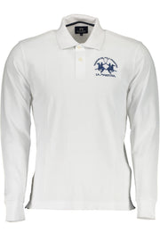 CAMISA POLO LA MARTINA MANGA COMPRIDA HOMEM BRANCO