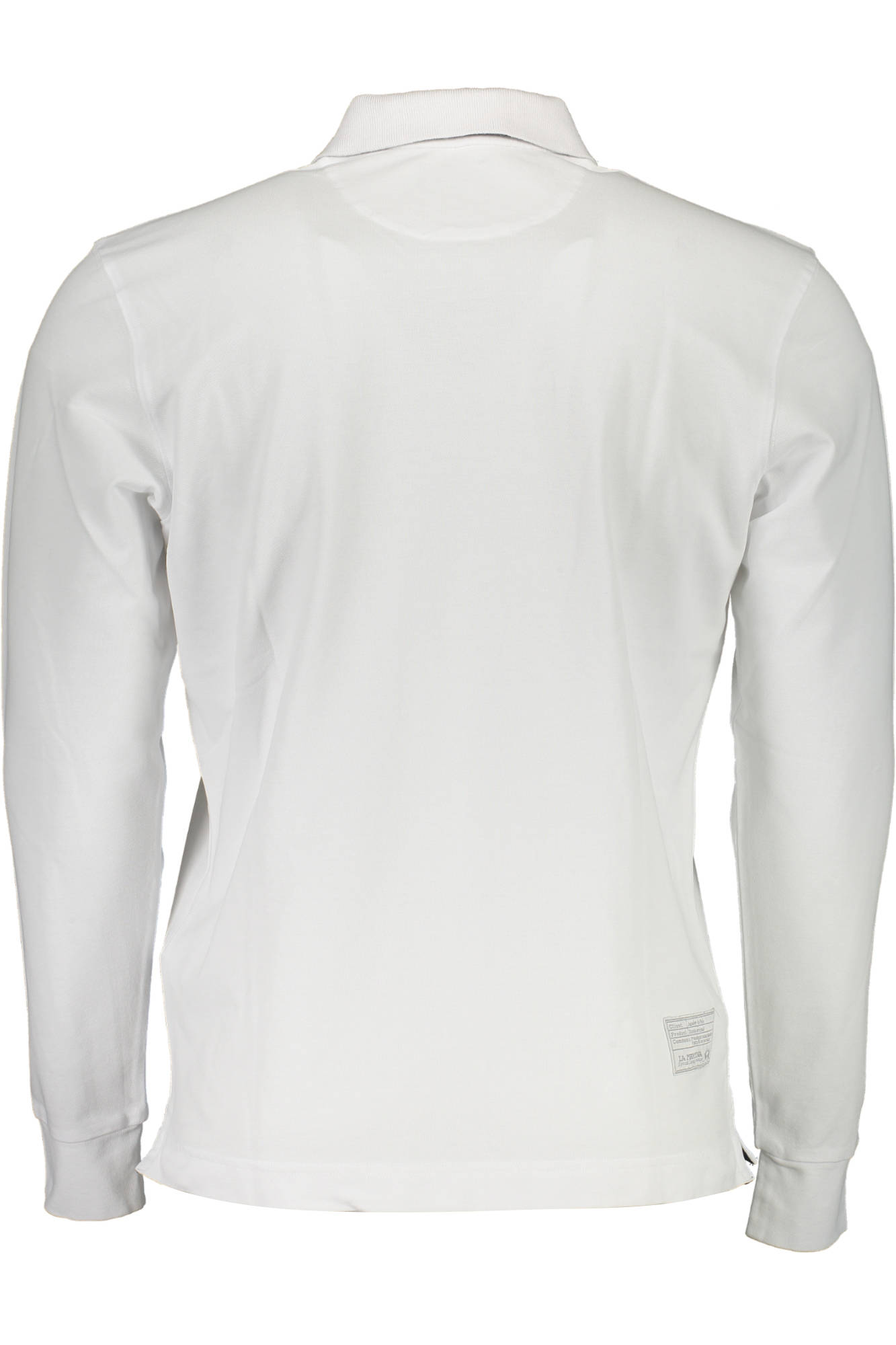 LA MARTINA WHITE LONG-SLEEVED POLO SHIRT FOR MEN