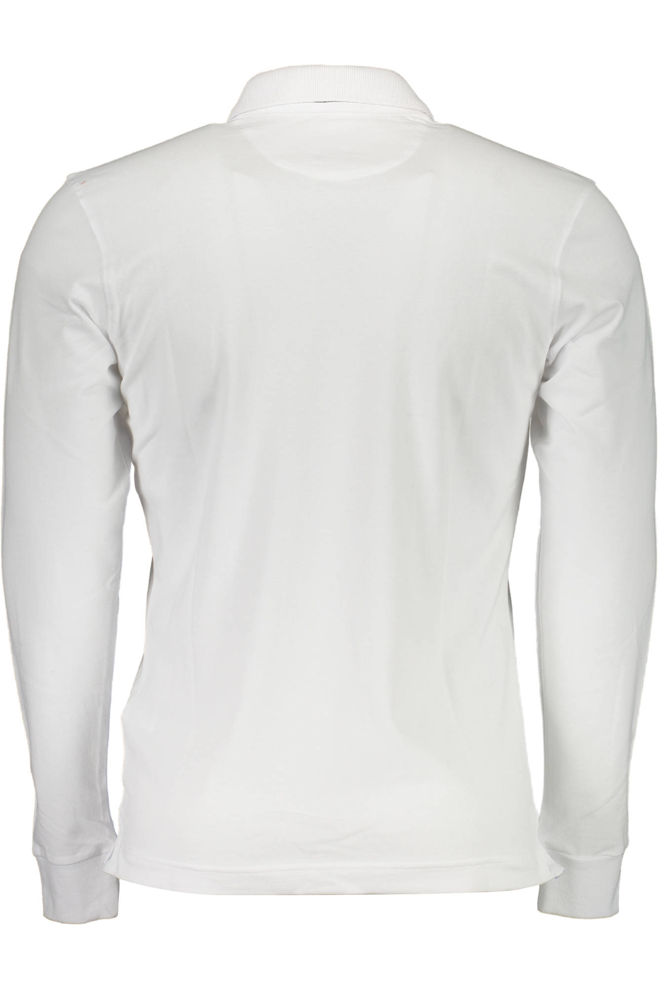 LA MARTINA WHITE LONG-SLEEVED POLO SHIRT FOR MEN