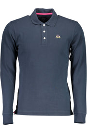 CAMISA POLO MANGA COMPRIDA LA MARTINA HOMEM AZUL