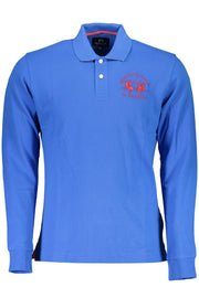 CAMISA POLO MANGA COMPRIDA LA MARTINA HOMEM AZUL