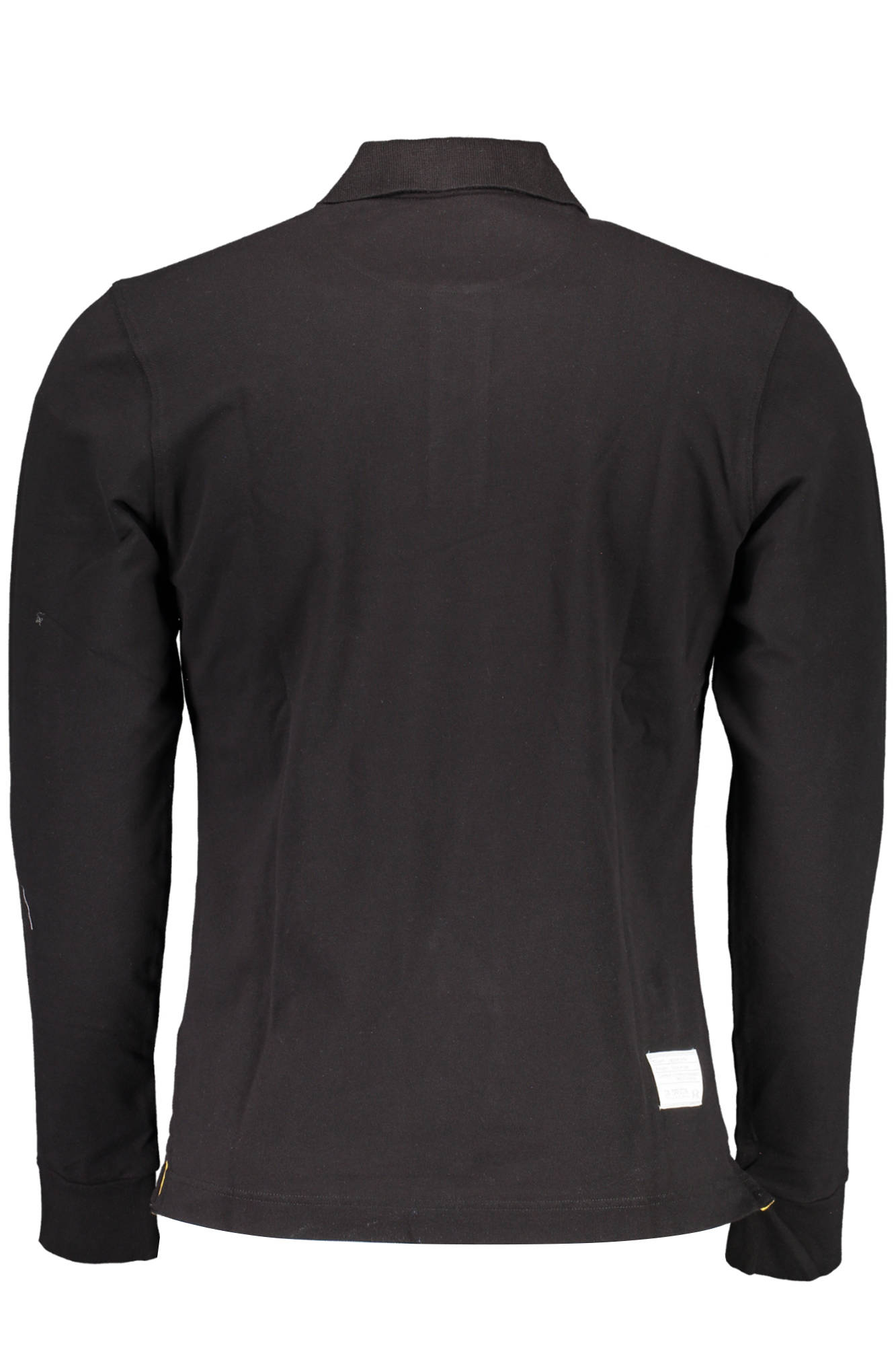LA MARTINA MEN'S BLACK LONG-SLEEVED POLO SHIRT