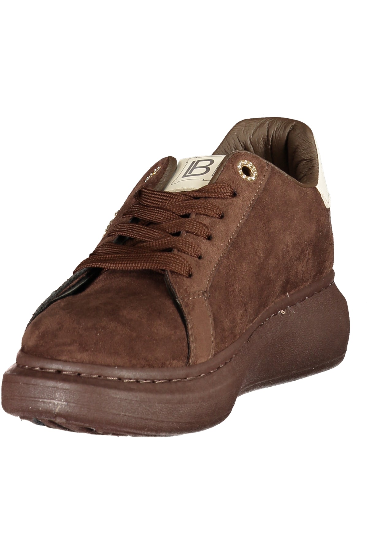 SAPATILHAS COM ATACADORES LAURA BIAGIOTTI MULHER CASTANHAS