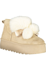 BOTINS COM BORDADO LAURA BIAGIOTTI MULHER BEGES