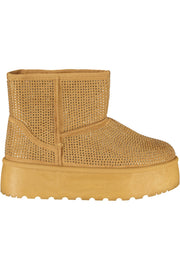 BOTINS COM LOGÓTIPO LAURA BIAGIOTTI MULHER CASTANHOS