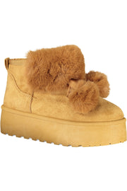 BOTINS COM BORDADO LAURA BIAGIOTTI MULHER CASTANHOS