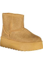 BOTINS COM LOGÓTIPO LAURA BIAGIOTTI MULHER CASTANHOS