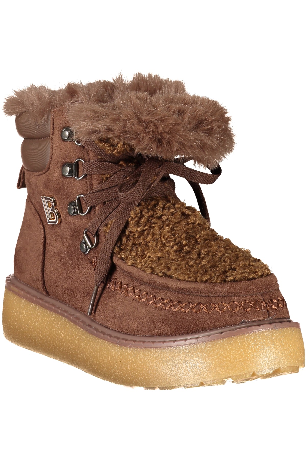 BOTINS COM ATACADORES LAURA BIAGIOTTI MULHER CASTANHOS