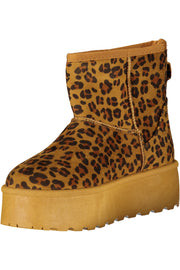 BOTINS COM LOGÓTIPO LAURA BIAGIOTTI MULHER CASTANHOS