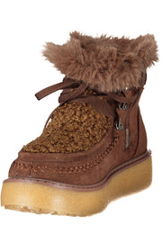 BOTINS COM ATACADORES LAURA BIAGIOTTI MULHER CASTANHOS