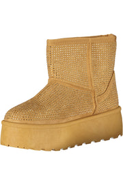 BOTINS COM LOGÓTIPO LAURA BIAGIOTTI MULHER CASTANHOS