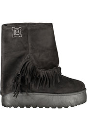 BOTINS COM BORDADO LAURA BIAGIOTTI MULHER PRETOS