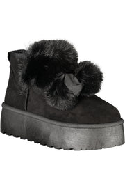 BOTINS COM BORDADO LAURA BIAGIOTTI MULHER PRETOS