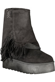 BOTINS COM BORDADO LAURA BIAGIOTTI MULHER PRETOS