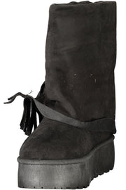BOTINS COM BORDADO LAURA BIAGIOTTI MULHER PRETOS