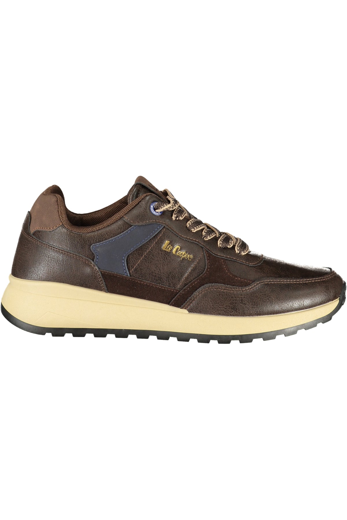 SAPATILHAS COM ATACADORES LEE COOPER HOMEM CASTANHAS