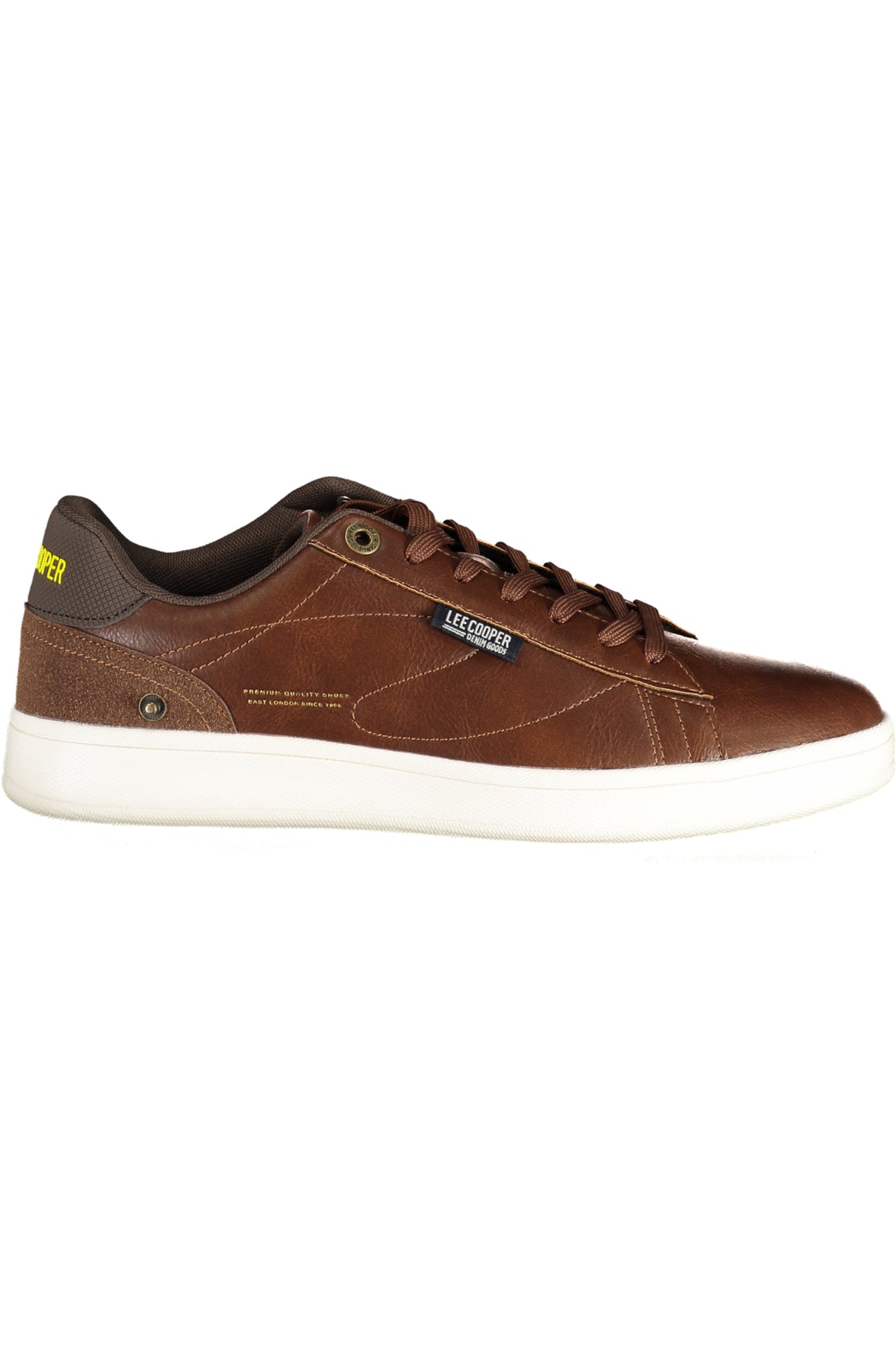 SAPATILHAS COM ATACADORES LEE COOPER HOMEM CASTANHAS