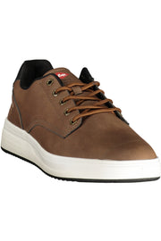 SAPATILHAS COM ATACADORES LEE COOPER HOMEM CASTANHAS