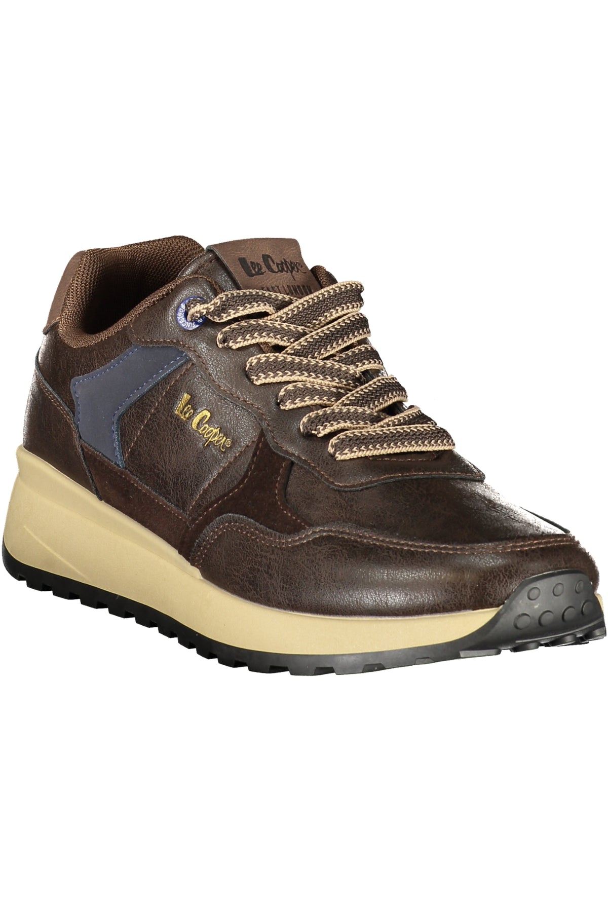 SAPATILHAS COM ATACADORES LEE COOPER HOMEM CASTANHAS