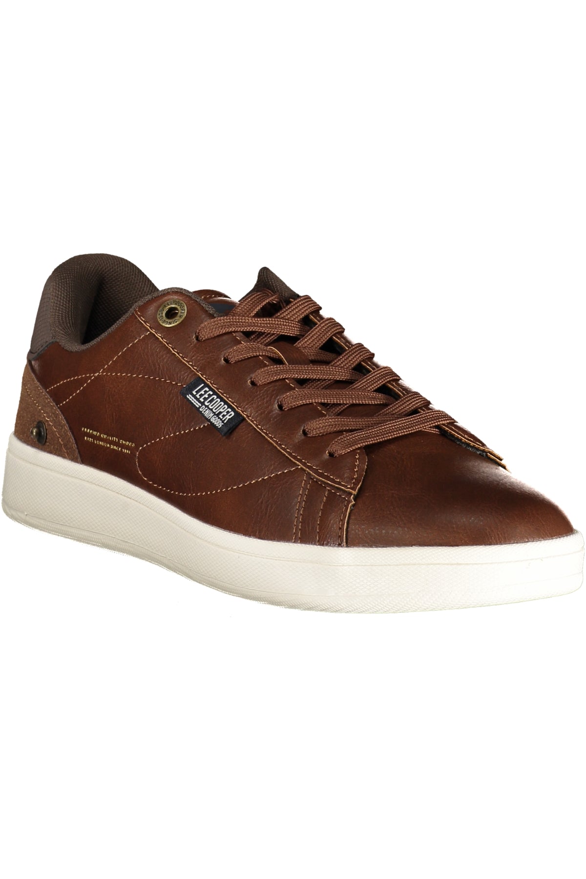 SAPATILHAS COM ATACADORES LEE COOPER HOMEM CASTANHAS
