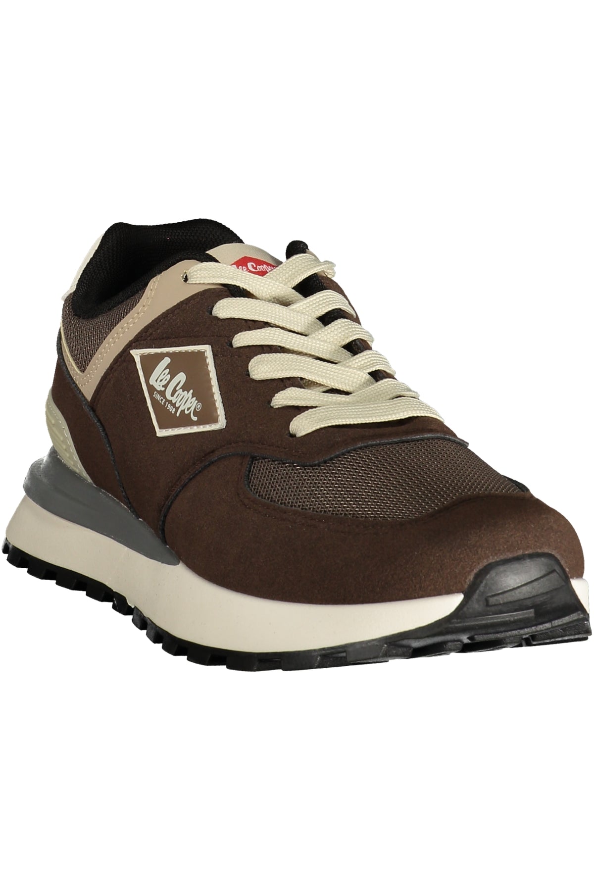 SAPATILHAS COM ATACADORES LEE COOPER HOMEM CASTANHAS