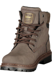 BOTINS COM ESTAMPADO LEE COOPER HOMEM CASTANHOS