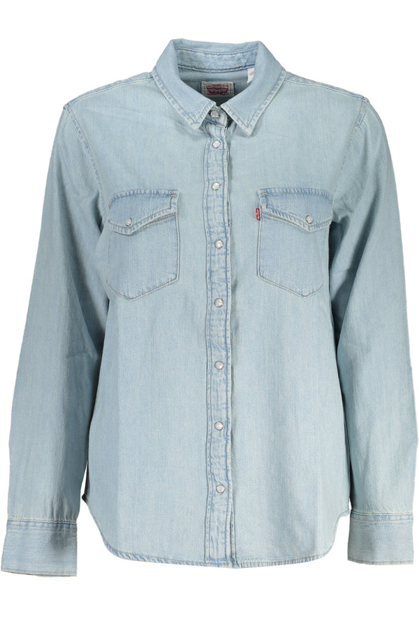 CAMISA DE MANGA COMPRIDA LEVI'S AZUL CLARO PARA MULHER