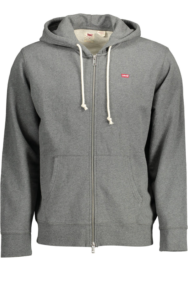 CAMISOLA LEVI COM ZIP MAN CINZA