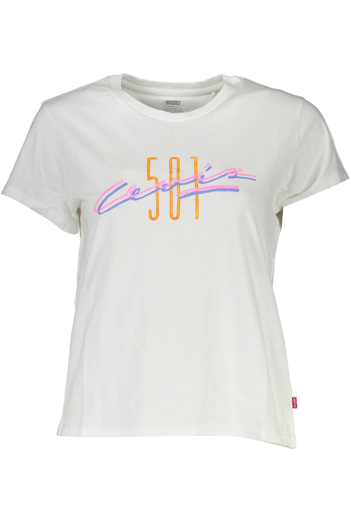 T-SHIRT EM ALGODÃO LEVI'S MULHER BRANCA
