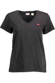 T-SHIRT EM ALGODÃO LEVI'S MULHER PRETA