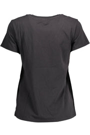 T-SHIRT EM ALGODÃO LEVI'S MULHER PRETA