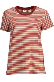 T-SHIRT EM ALGODÃO LEVI'S MULHER VERMELHA
