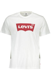 T-SHIRT EM ALGODÃO LEVI'S HOMEM BRANCA