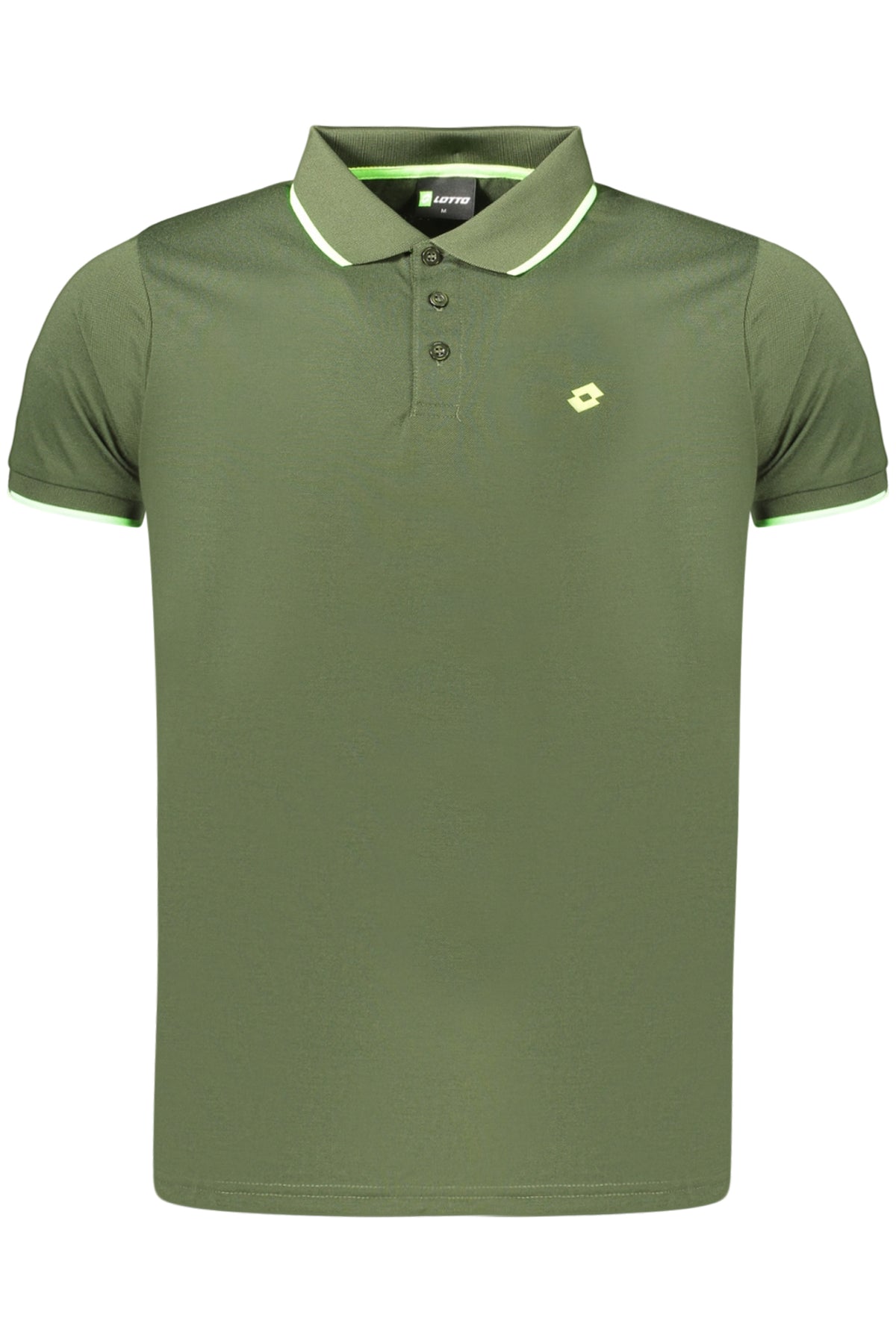 POLO COM ESTAMPADO LOTTO HOMEM VERDE