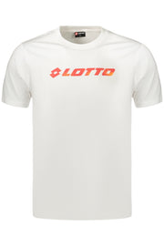 T-SHIRT EM ALGODÃO LOTTO HOMEM BRANCA