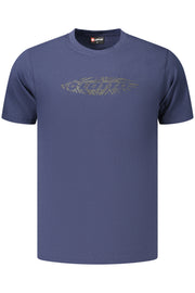 T-SHIRT EM ALGODÃO LOTTO HOMEM AZUL