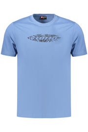 T-SHIRT EM ALGODÃO LOTTO HOMEM AZUL