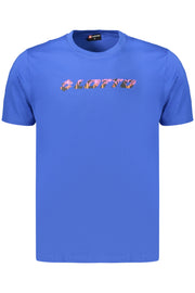 T-SHIRT EM ALGODÃO LOTTO HOMEM AZUL