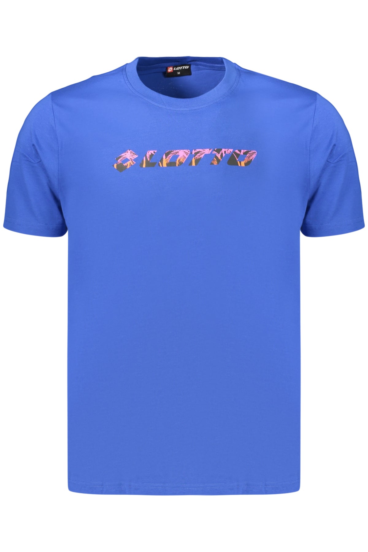 T-SHIRT EM ALGODÃO LOTTO HOMEM AZUL