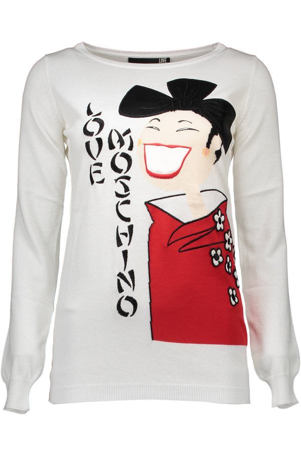 CAMISOLA DE MULHER BRANCA LOVE MOSCHINO