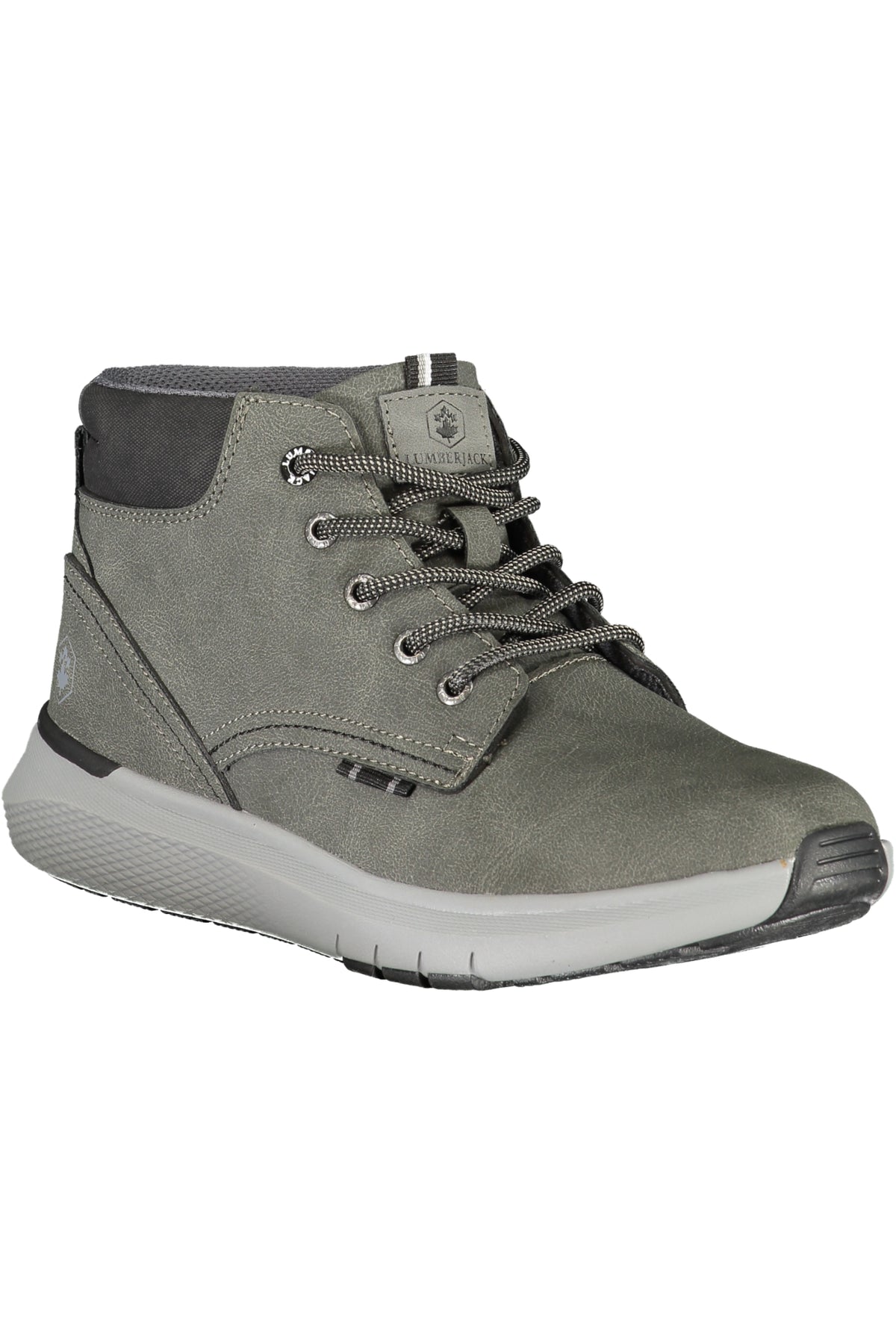 SAPATILHAS EM COURO LUMBERJACK HOMEM CINZENTAS