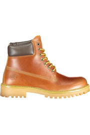 SAPATILHAS EM COURO LUMBERJACK HOMEM CASTANHAS