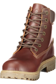 SAPATILHAS EM COURO LUMBERJACK HOMEM CASTANHAS
