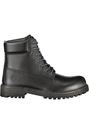 SAPATILHAS EM COURO LUMBERJACK HOMEM PRETAS