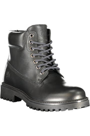 SAPATILHAS EM COURO LUMBERJACK HOMEM PRETAS