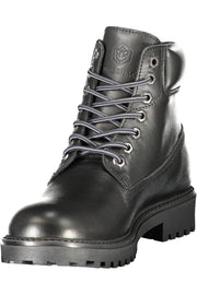 SAPATILHAS EM COURO LUMBERJACK HOMEM PRETAS