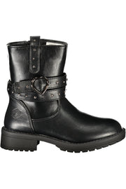 BOTINS EM COURO LUMBERJACK CRIANÇA PRETOS