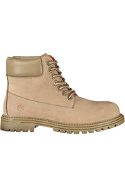 BOTINS EM COURO LUMBERJACK MULHER BEGES