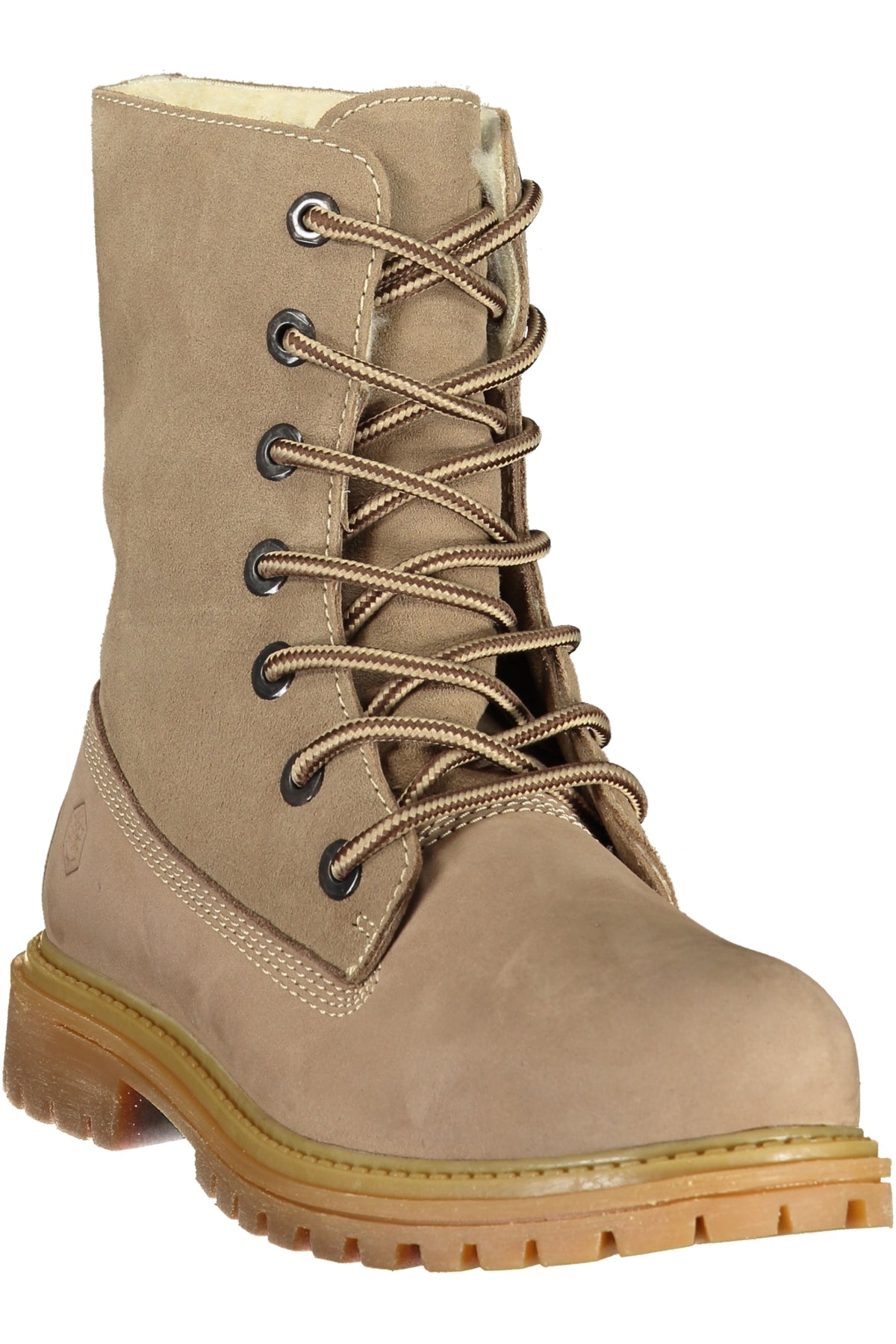 BOTINS COM ATACADORES LUMBERJACK MULHER BEGES